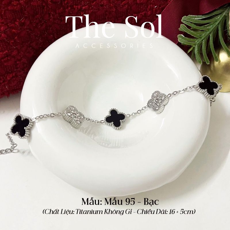 Lắc Tay Titan Dia Mix Black Lou - Mẫu 95