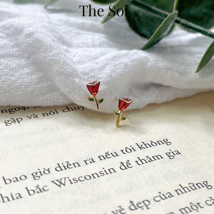 Bông Tai Hàn Quốc Mini Rose