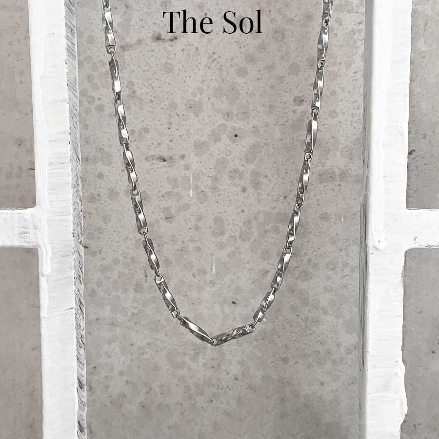 Dây Chuyền Titan Unisex Leaf Chain - Mẫu 8