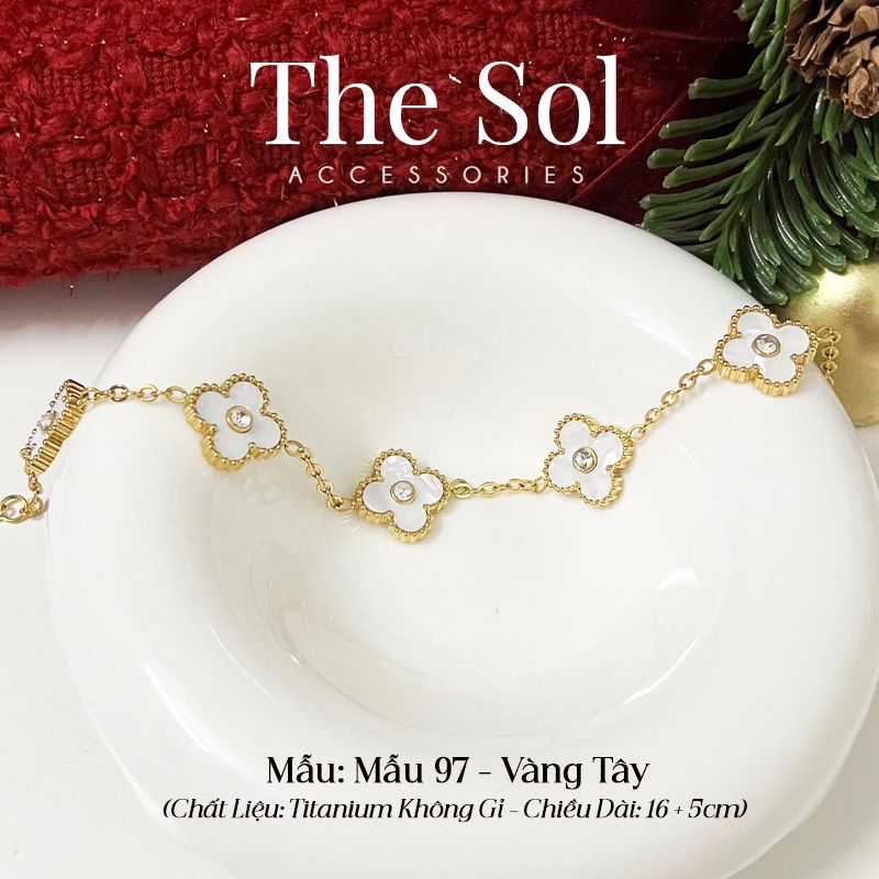 Lắc Tay Titan Dia In White Lou - Mẫu 97