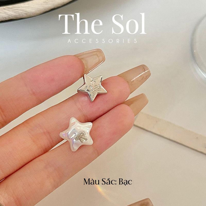 Bông Tai Hàn Quốc Star Pearl