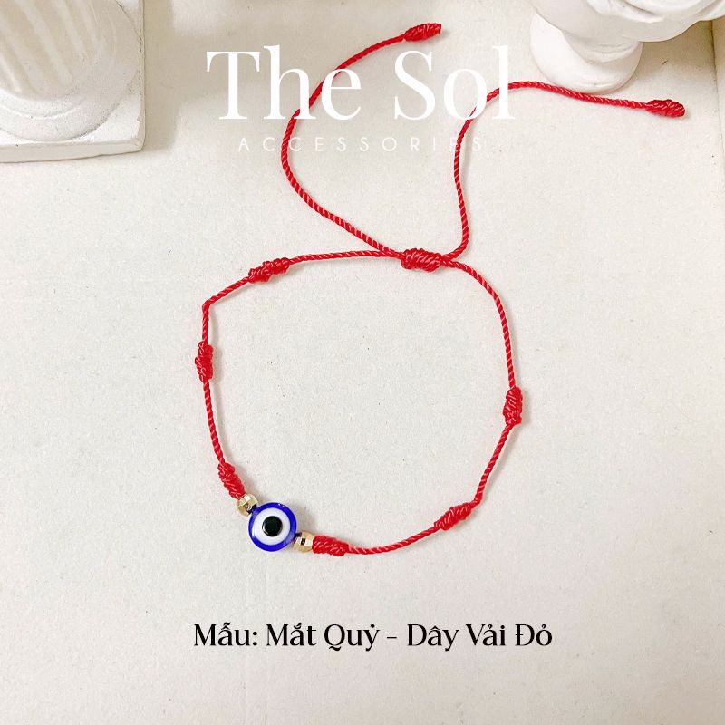 Lắc Tay Hàn Quốc Evil's Eye - Dây Vải