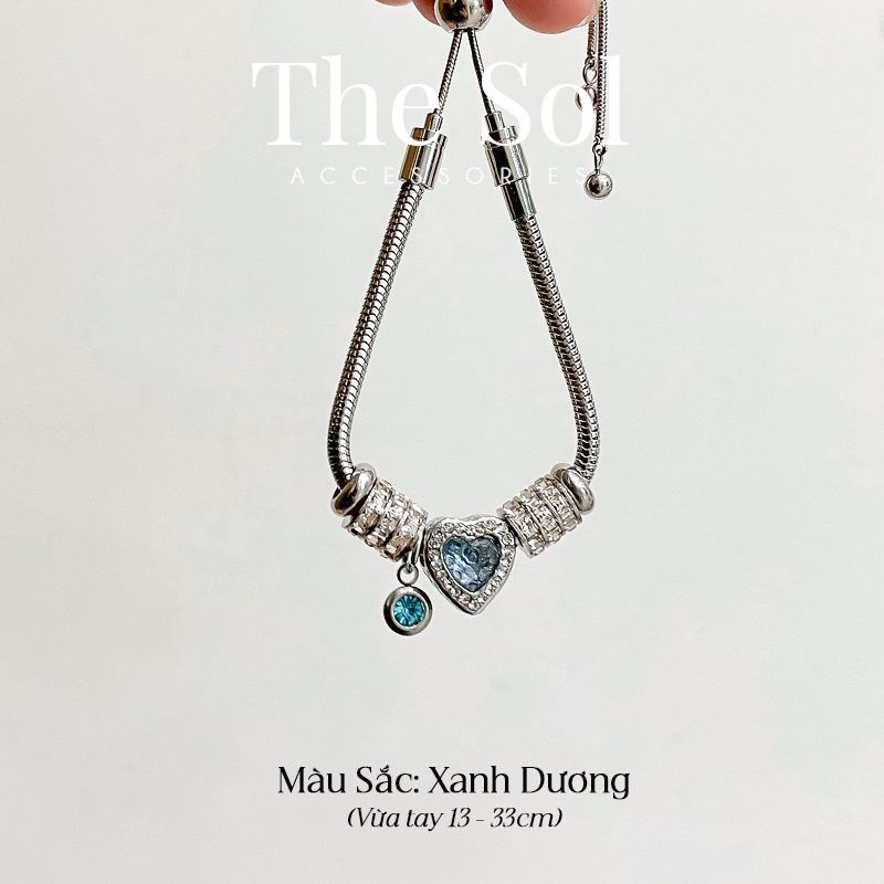 Vòng Charm Pandora The Blue Heart