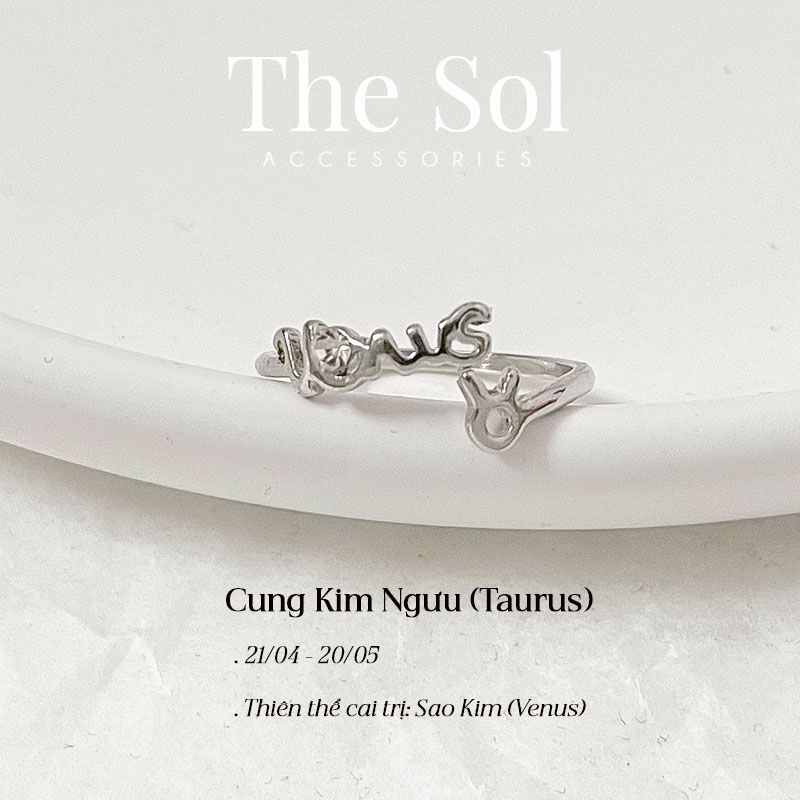 Nhẫn Hàn Quốc Solar Zodiac