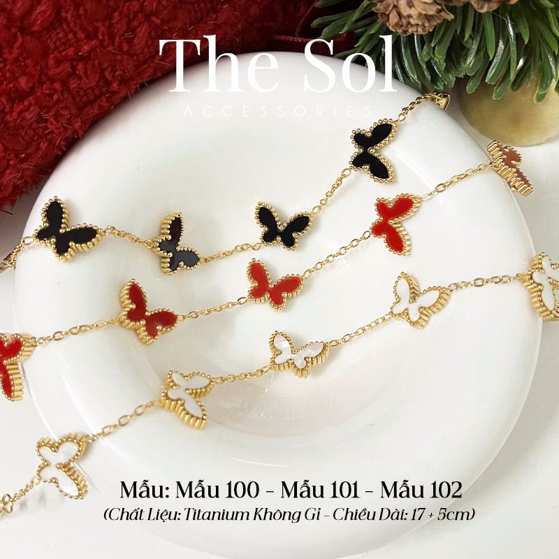 Lắc Tay Titan White Butterfly - Mẫu 100