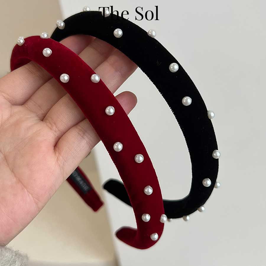 Cài Tóc Hàn Quốc Pearls In Velvet