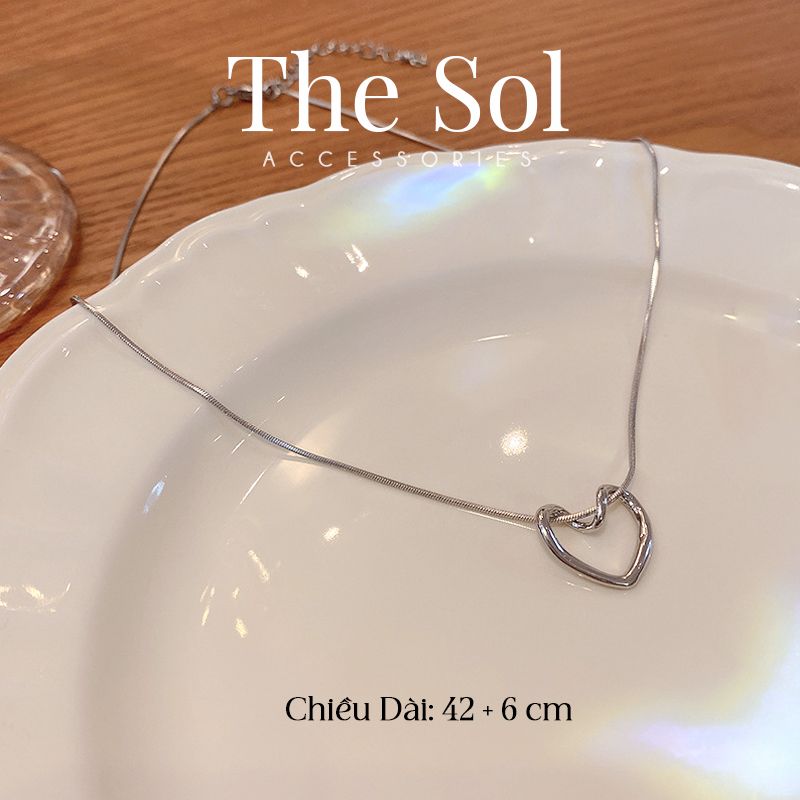 Dây Chuyền Hàn Quốc Hollow Heart