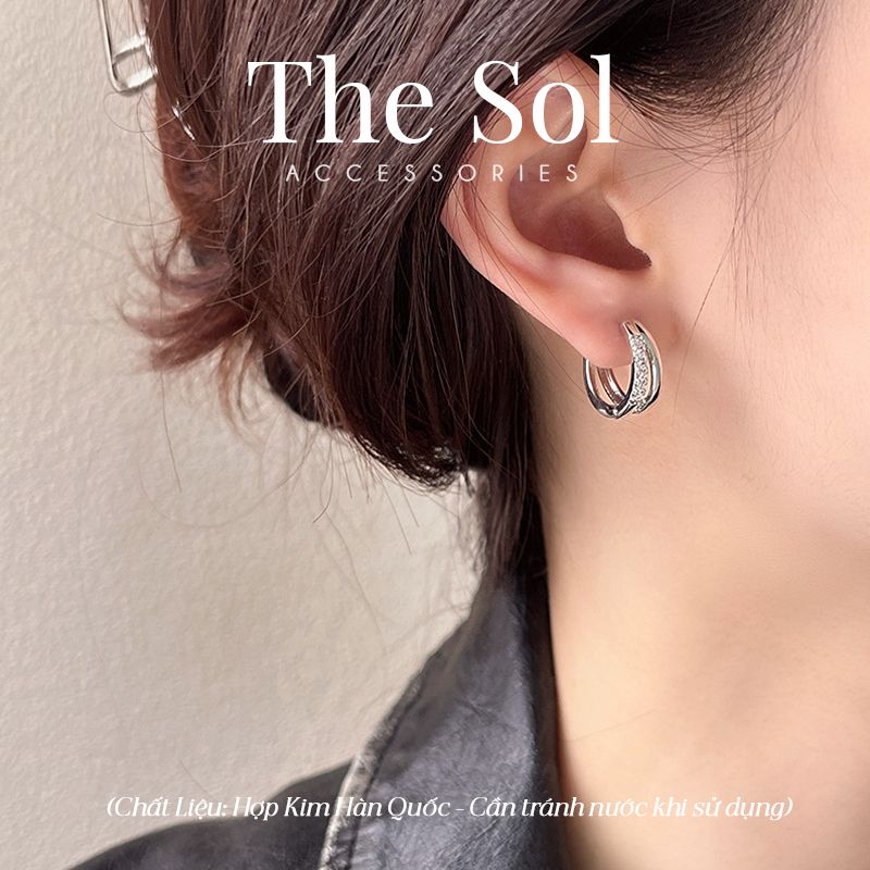 Bông Tai Hàn Quốc The Fancy Hoops