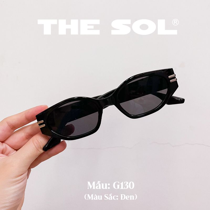 Kính Mát Gọng Nhựa Unisex Double Lines