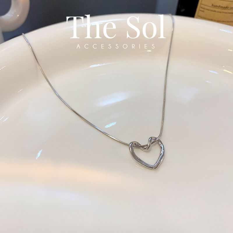 Dây Chuyền Hàn Quốc Hollow Heart