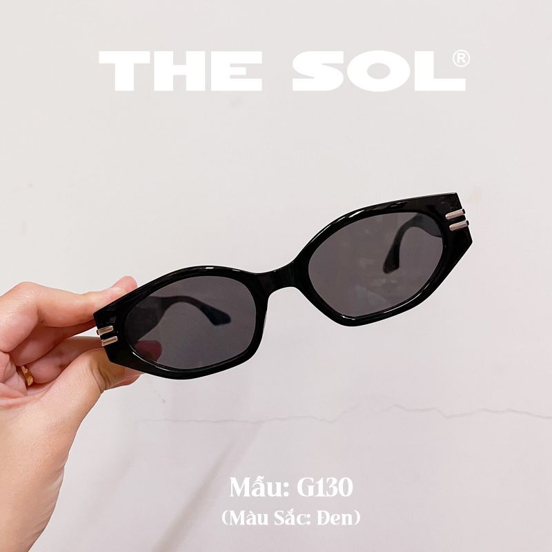 Kính Mát Gọng Nhựa Unisex Double Lines