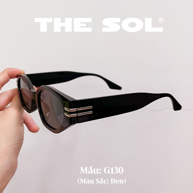 Kính Mát Gọng Nhựa Unisex Double Lines