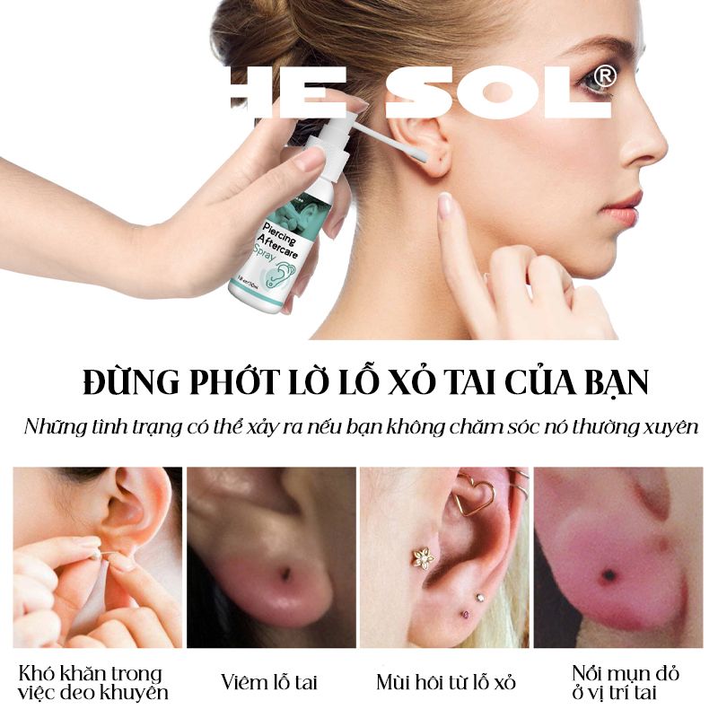 Bình Xịt Vệ Sinh Lỗ Xỏ Khuyên