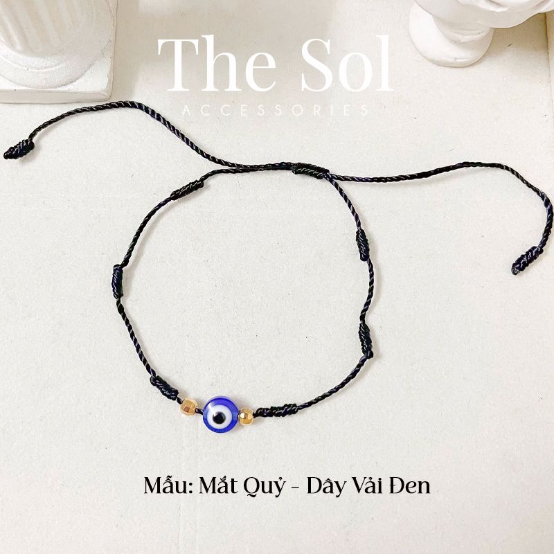 Lắc Tay Hàn Quốc Evil's Eye - Dây Vải