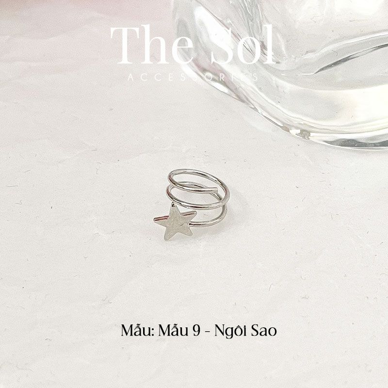 Bông Tai Hàn Quốc Xoắn - Star