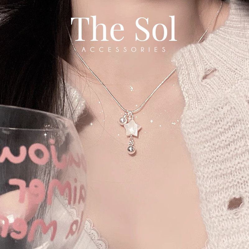 Dây Chuyền Hàn Quốc Pearl Star