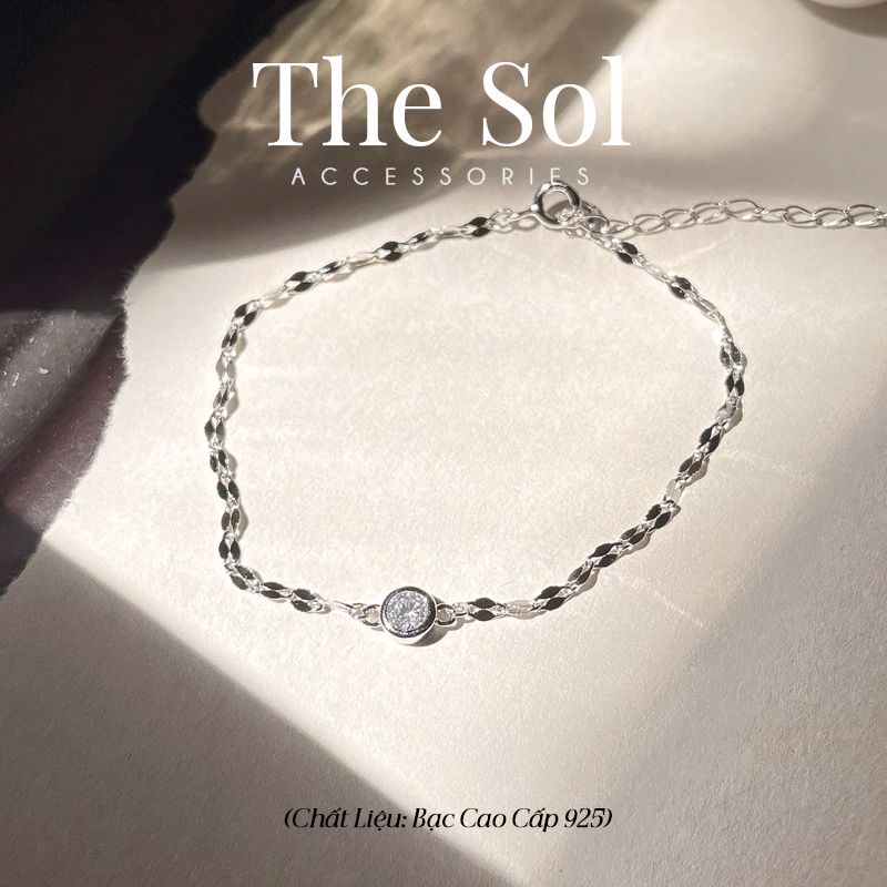 Lắc Tay Bạc Mini Diamond