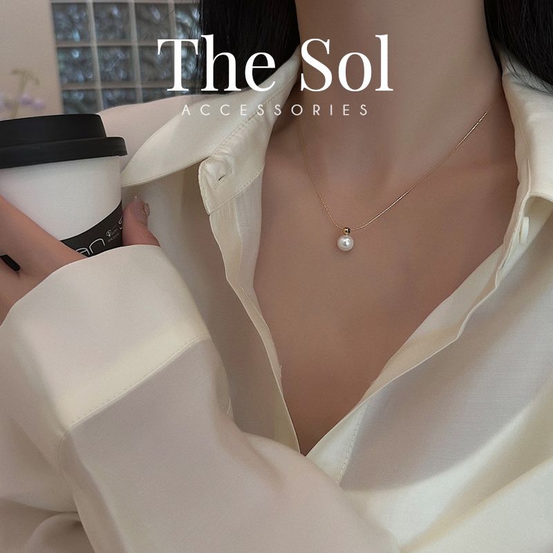 Dây Chuyền Titan Golden Pearl