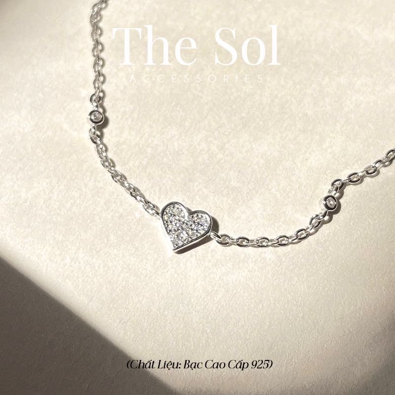 Lắc Tay Bạc Mini Heart