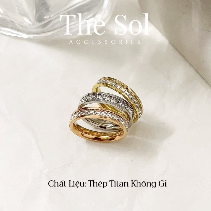 Nhẫn Titan Unisex One Ice