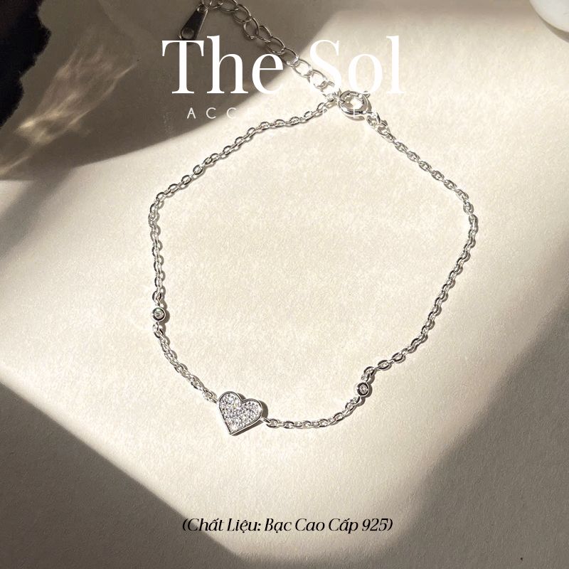Lắc Tay Bạc Mini Heart