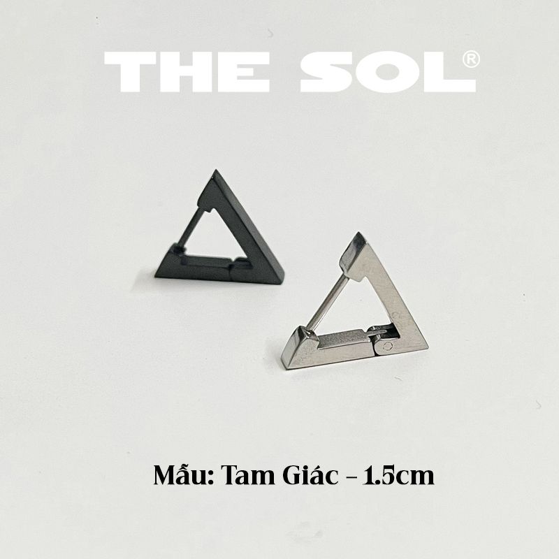 Khuyên Tai Titan Unisex The Thick Triangle - 1.5cm