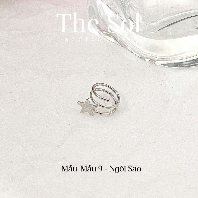 Bông Tai Hàn Quốc Xoắn - Star