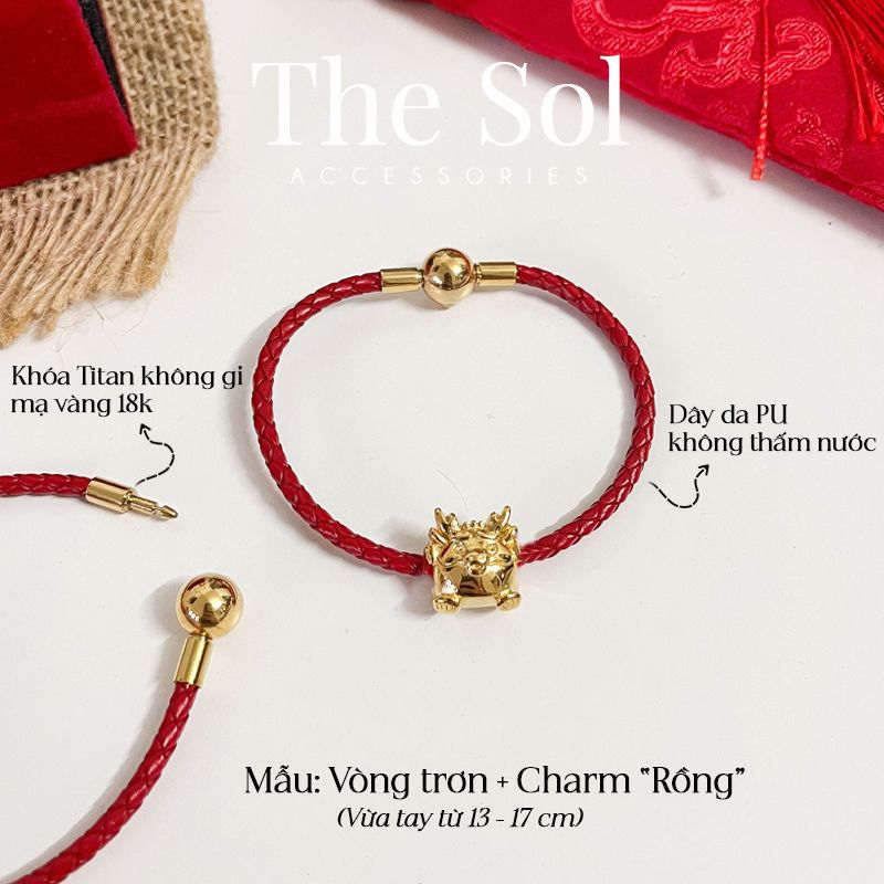 Lắc Tay Titan Dragon On Red Holiday