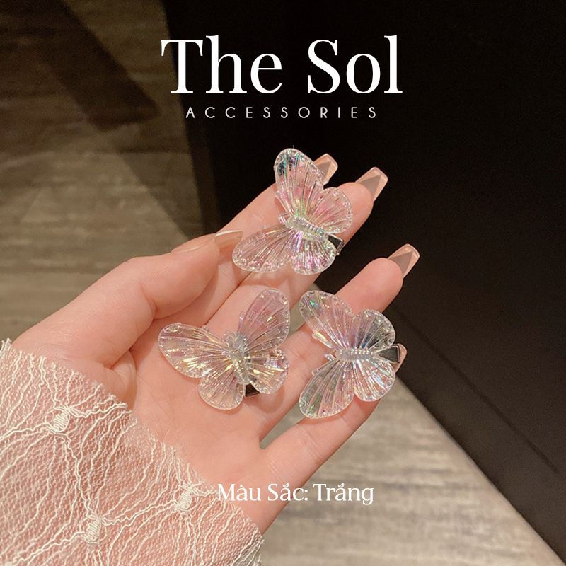 Kẹp Tóc Hàn Quốc Hologram Butterfly - 1 Chiếc