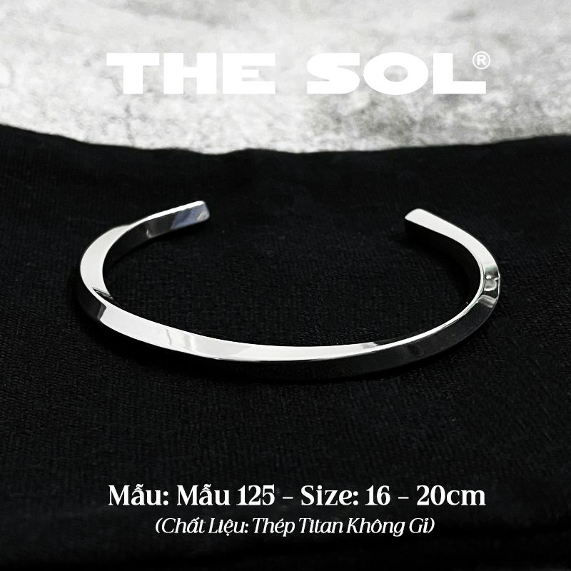 Vòng Tay Titan Unisex Twisted Cuff - Mẫu 125