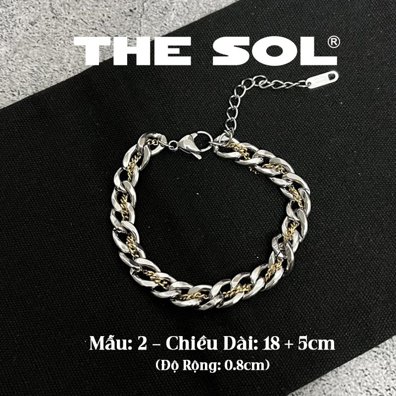 Lắc Tay Titan Unisex Golden Chain - Mẫu 2
