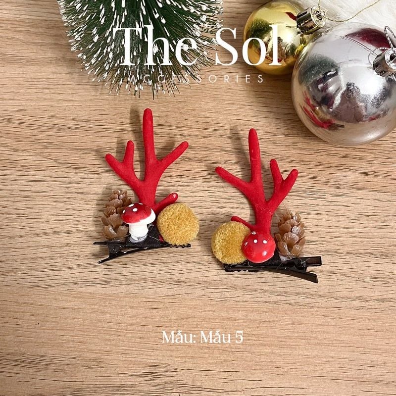 Kẹp Tóc Hàn Quốc Mini Christmas