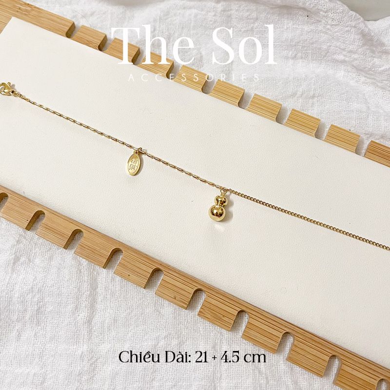Lắc Chân Titan Double Layers Coins