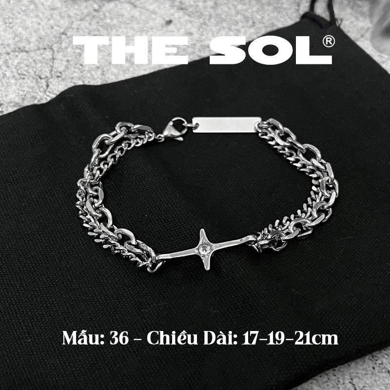 Lắc Tay Titan Dia Cross In Center - Mẫu 36