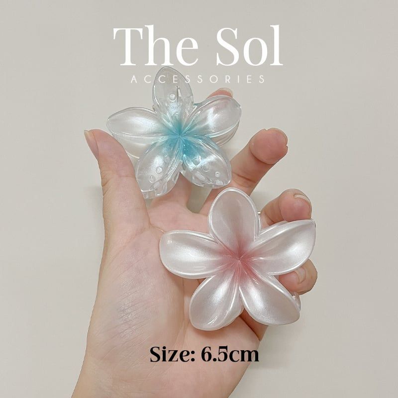 Kẹp Gắp Hoa Sứ Hologram - 6.5cm