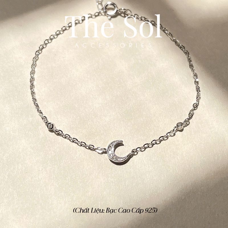Lắc Tay Bạc Mini Moon