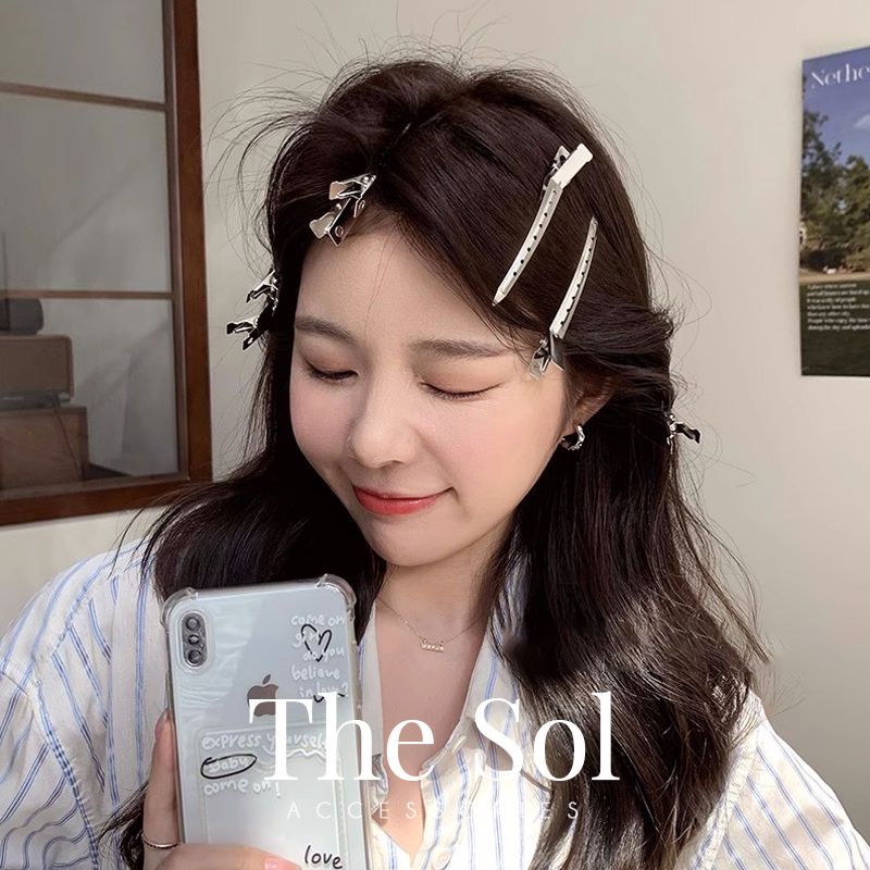 Kẹp Mỏ Vịt Hàn Quốc Silver Lady