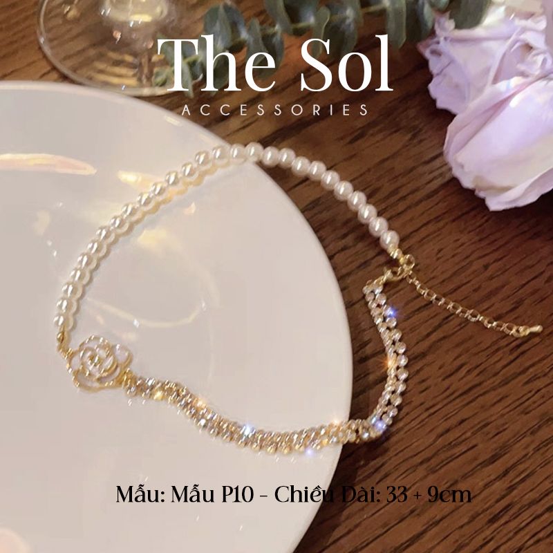 Dây Chuyền Ngọc Trai Flower & Pearl - Mẫu P10