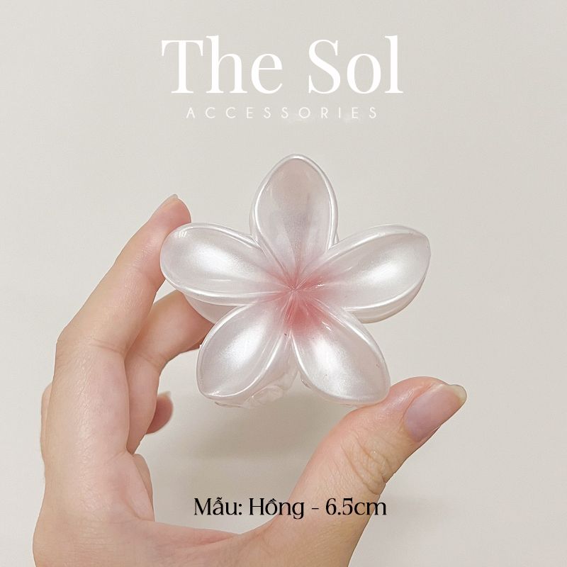 Kẹp Gắp Hoa Sứ Hologram - 6.5cm