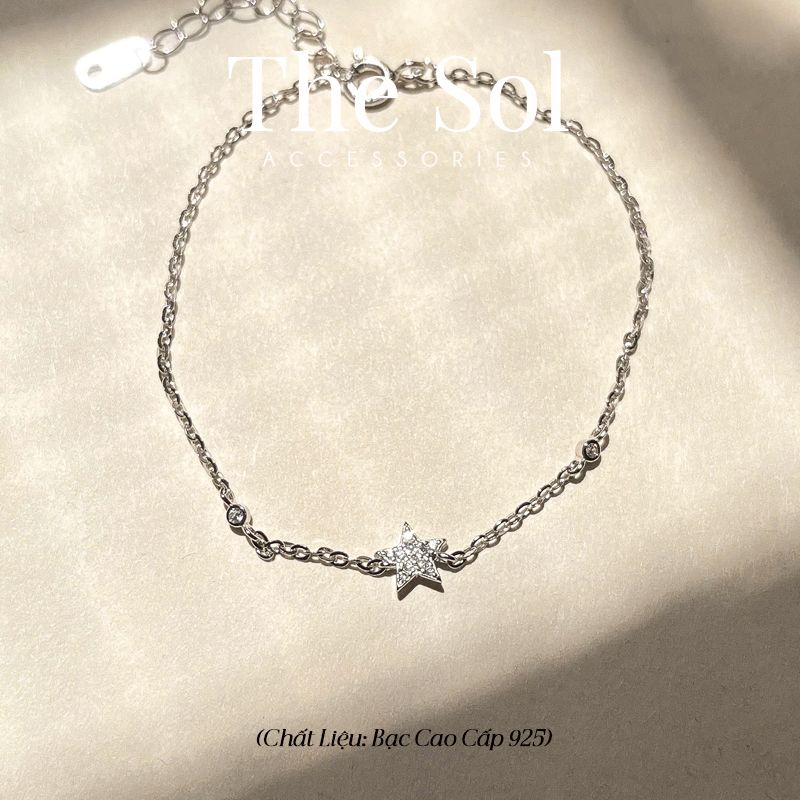Lắc Tay Bạc Mini Star