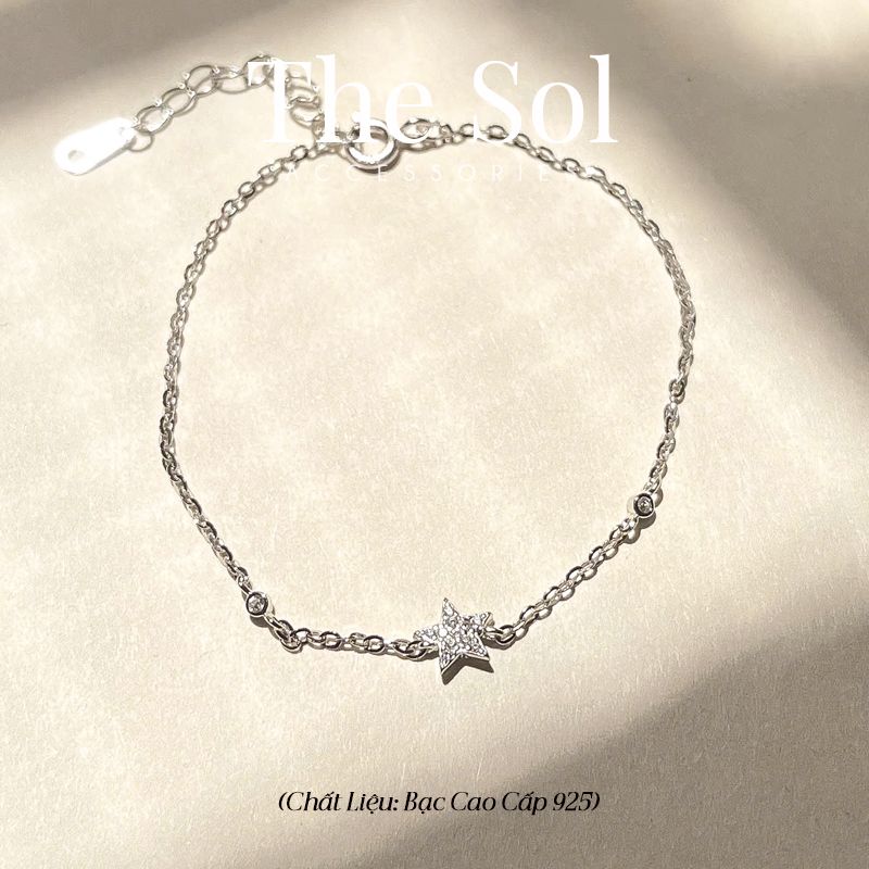 Lắc Tay Bạc Mini Star
