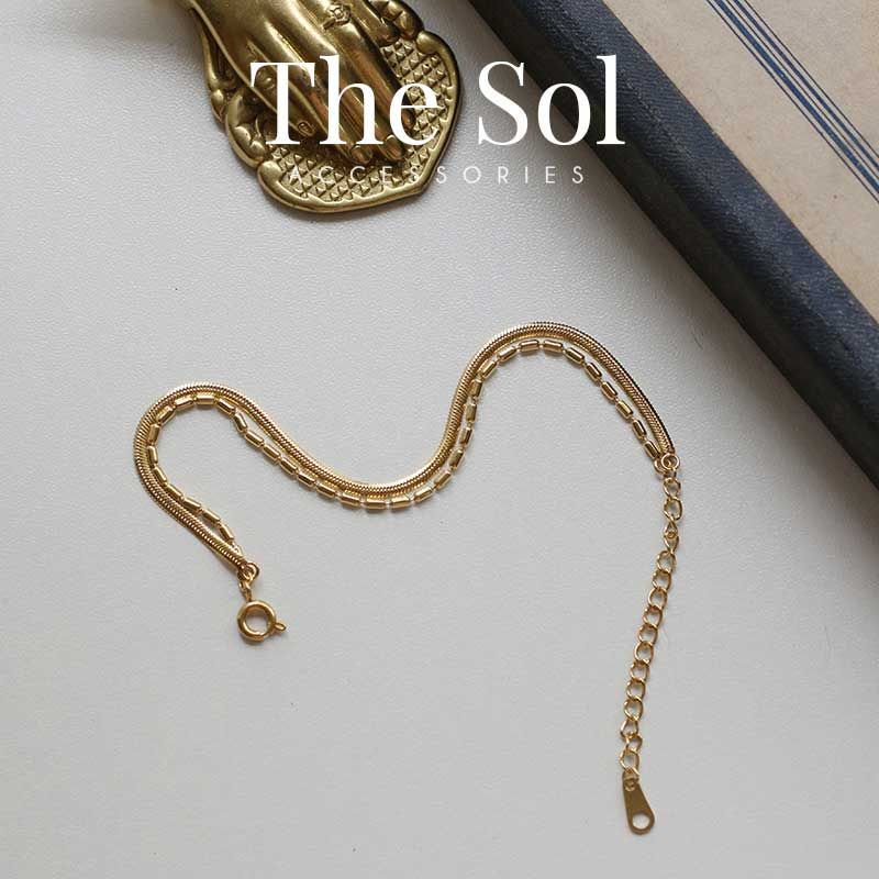 Lắc Tay Titan Golden Different Chains