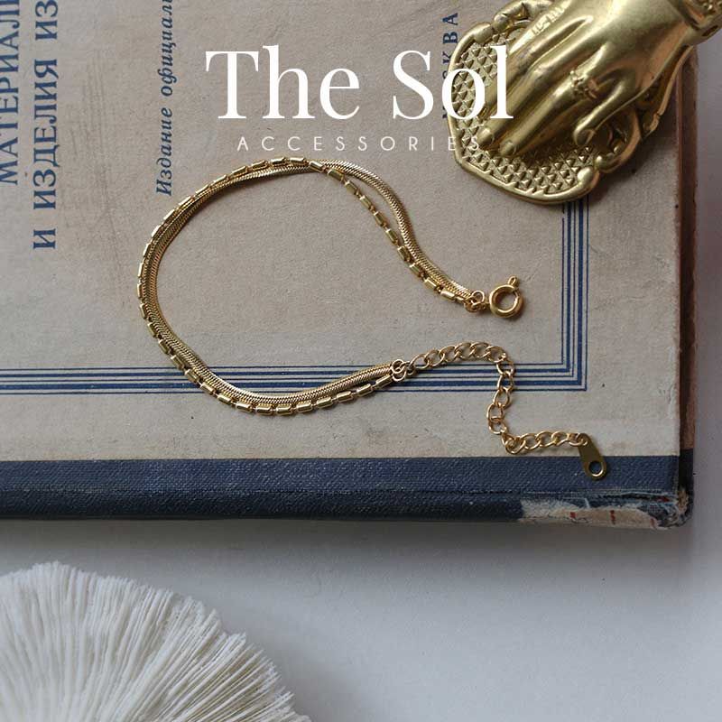 Lắc Tay Titan Golden Different Chains