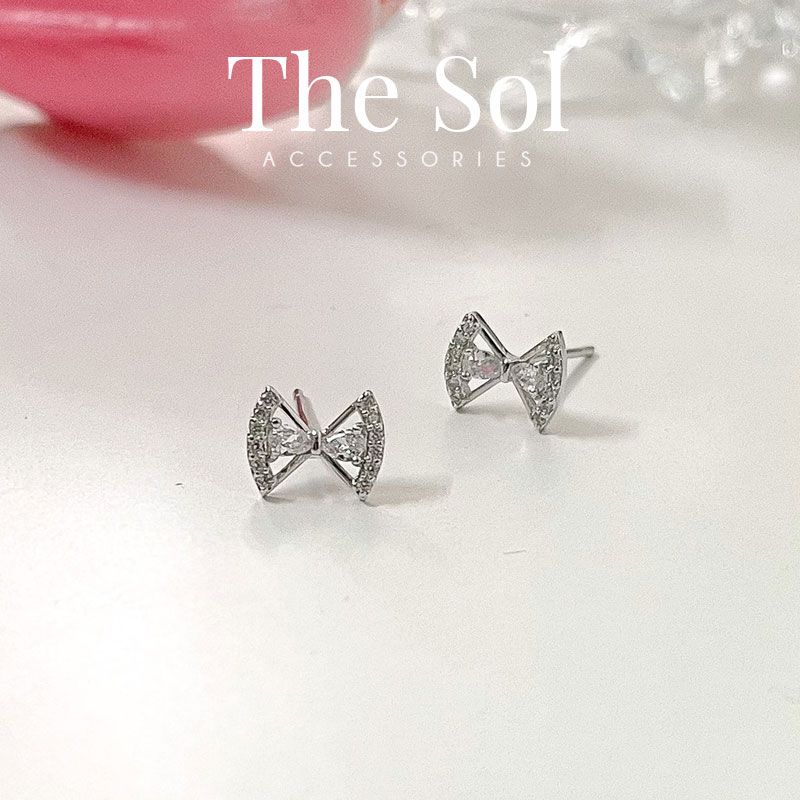 Bông Tai Seropi Diamond Bow