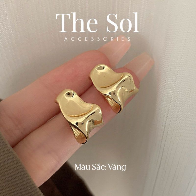 Bông Tai Hàn Quốc Weird Metal