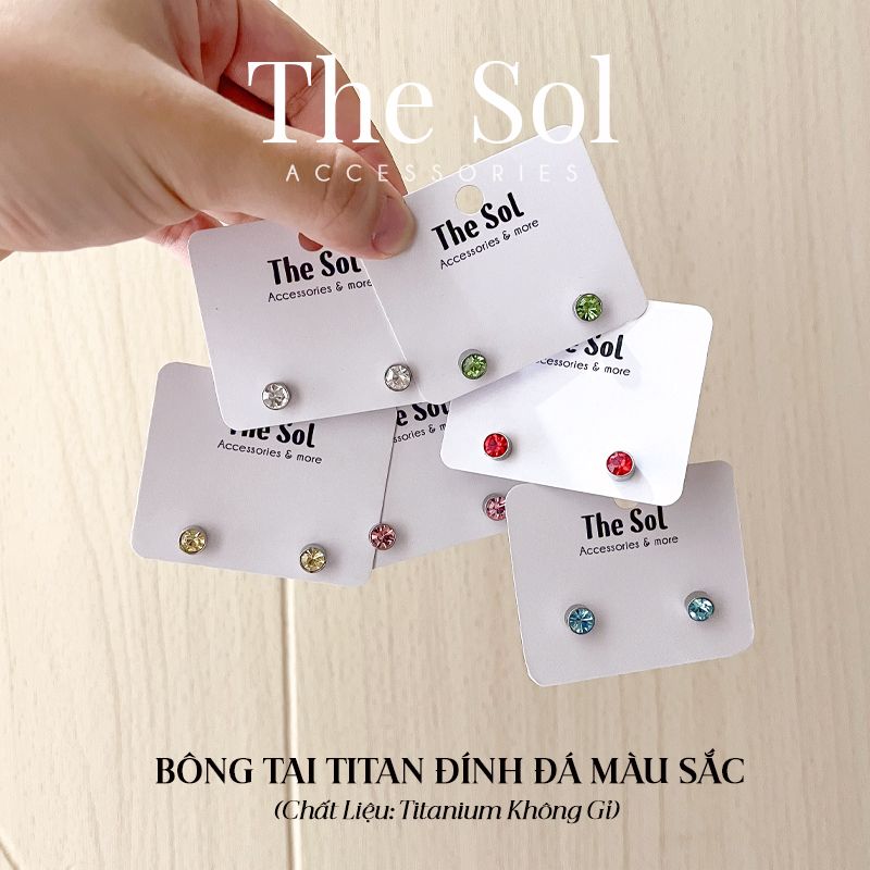 Bông Tai Titan Colour Diamond