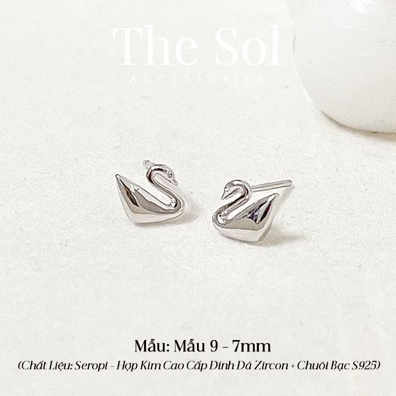 Bông Tai Seropi Silver Swan