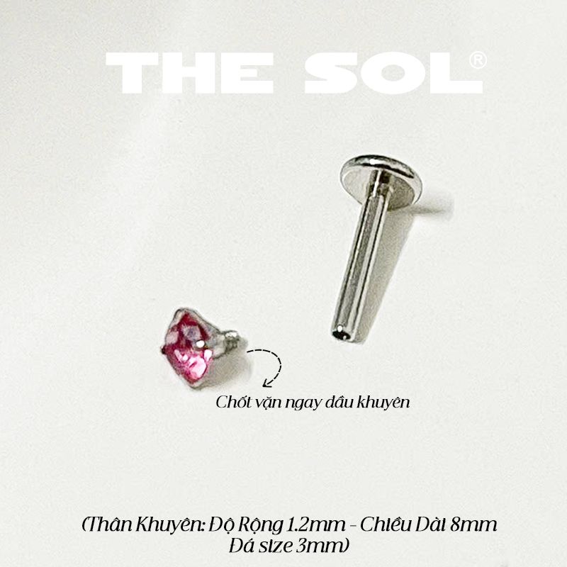 Khuyên Tai Titan Unisex Colour Diamond