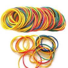  Colorful Elastic Rubber Bands 