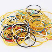  Colorful Elastic Rubber Bands 